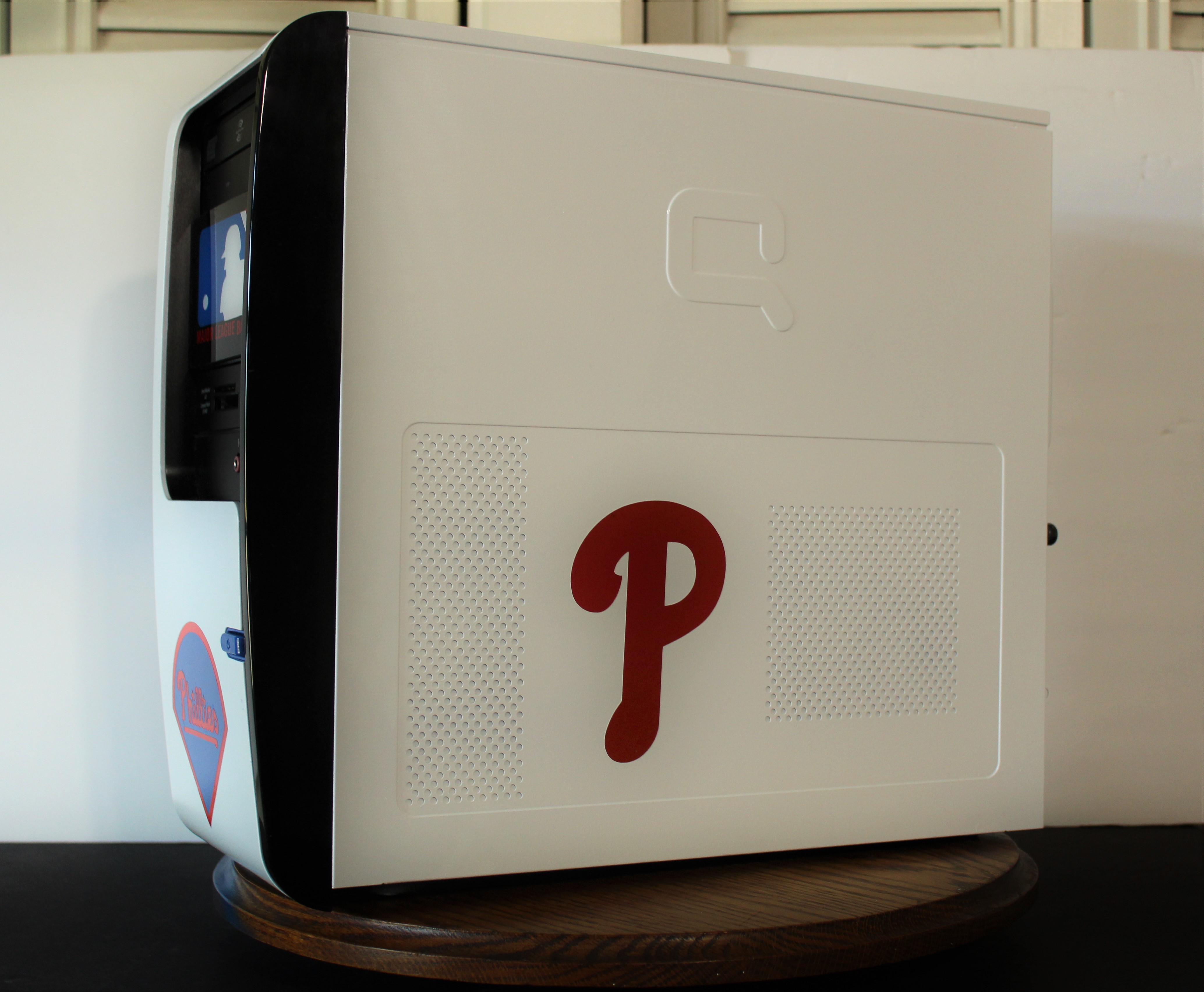 Custom Computer Desktop Tower Philles Baseball Theme