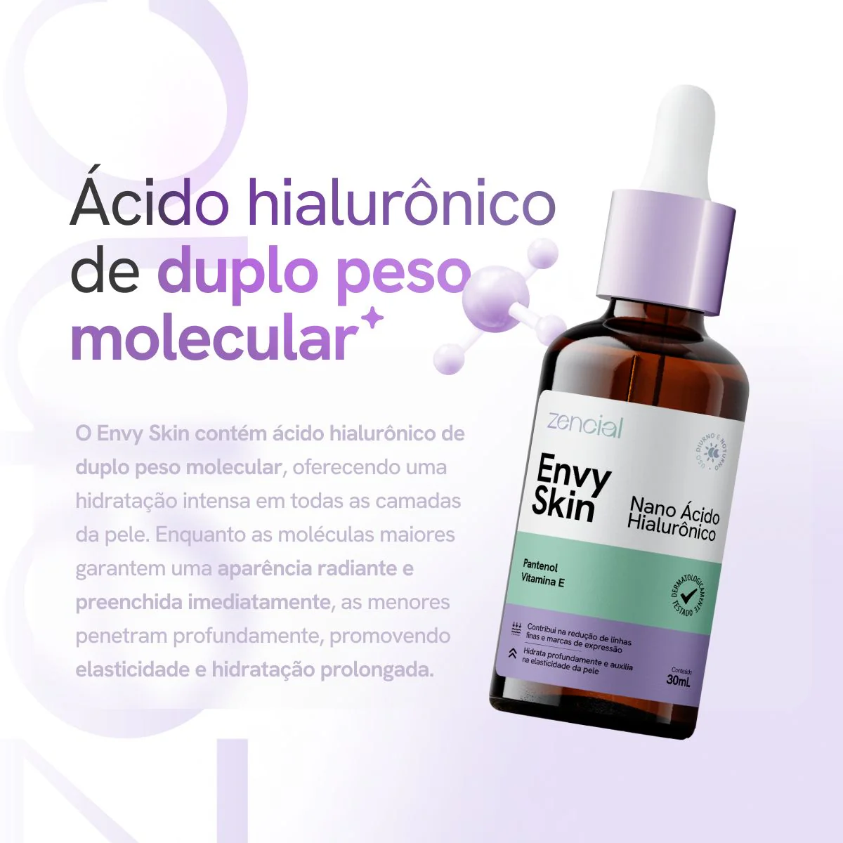 Sérum Facial Nano Ácido Hialurônico Envy Skin