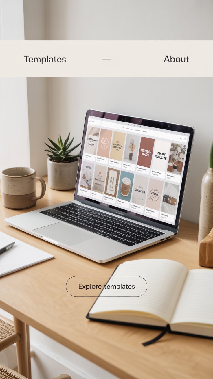 Pinterest Pin Templates Bundle – Editable Canva Designs
