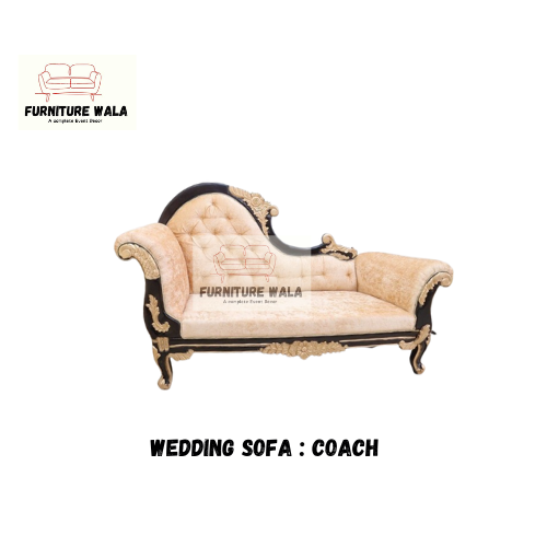 Wooden Carving Coach sofa for event