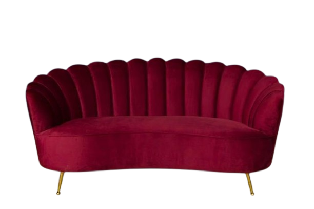 Red Vip sofa for event 