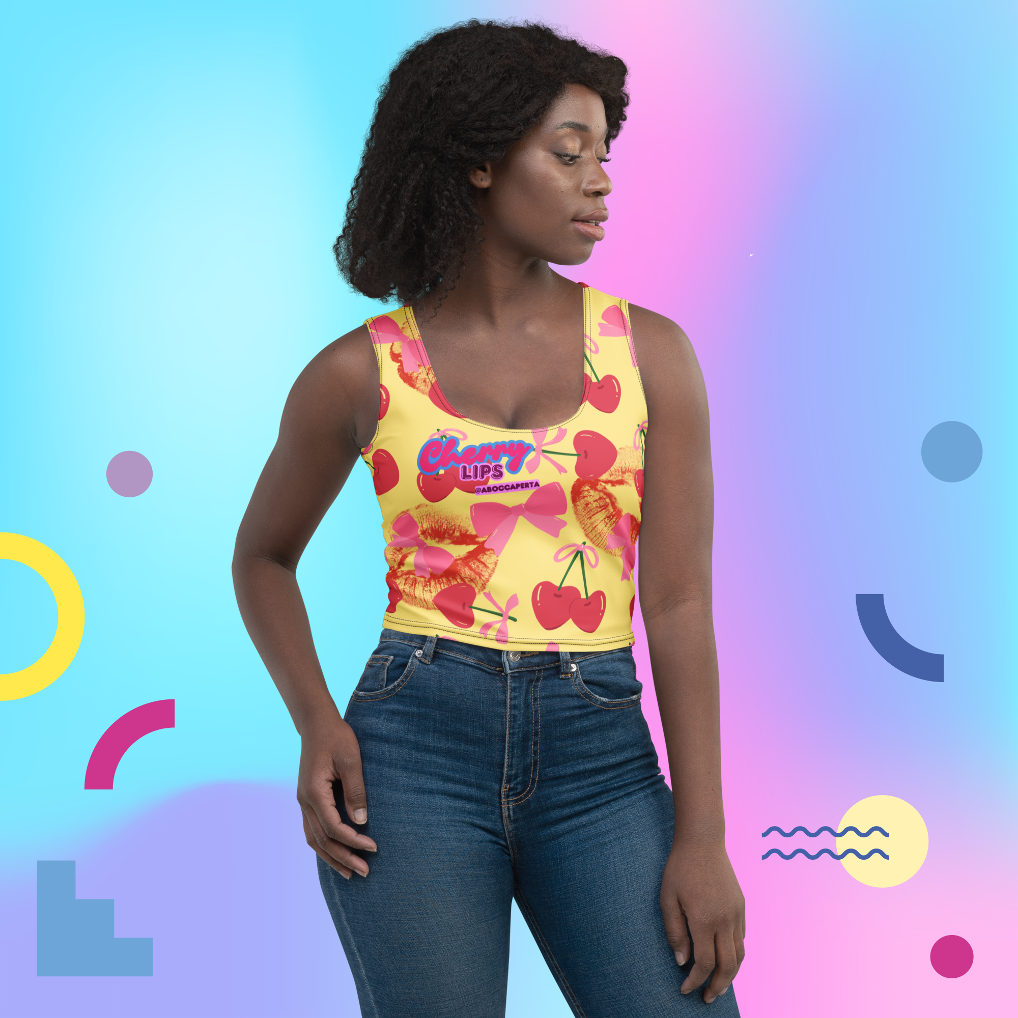 Cherry Lips Crop Top