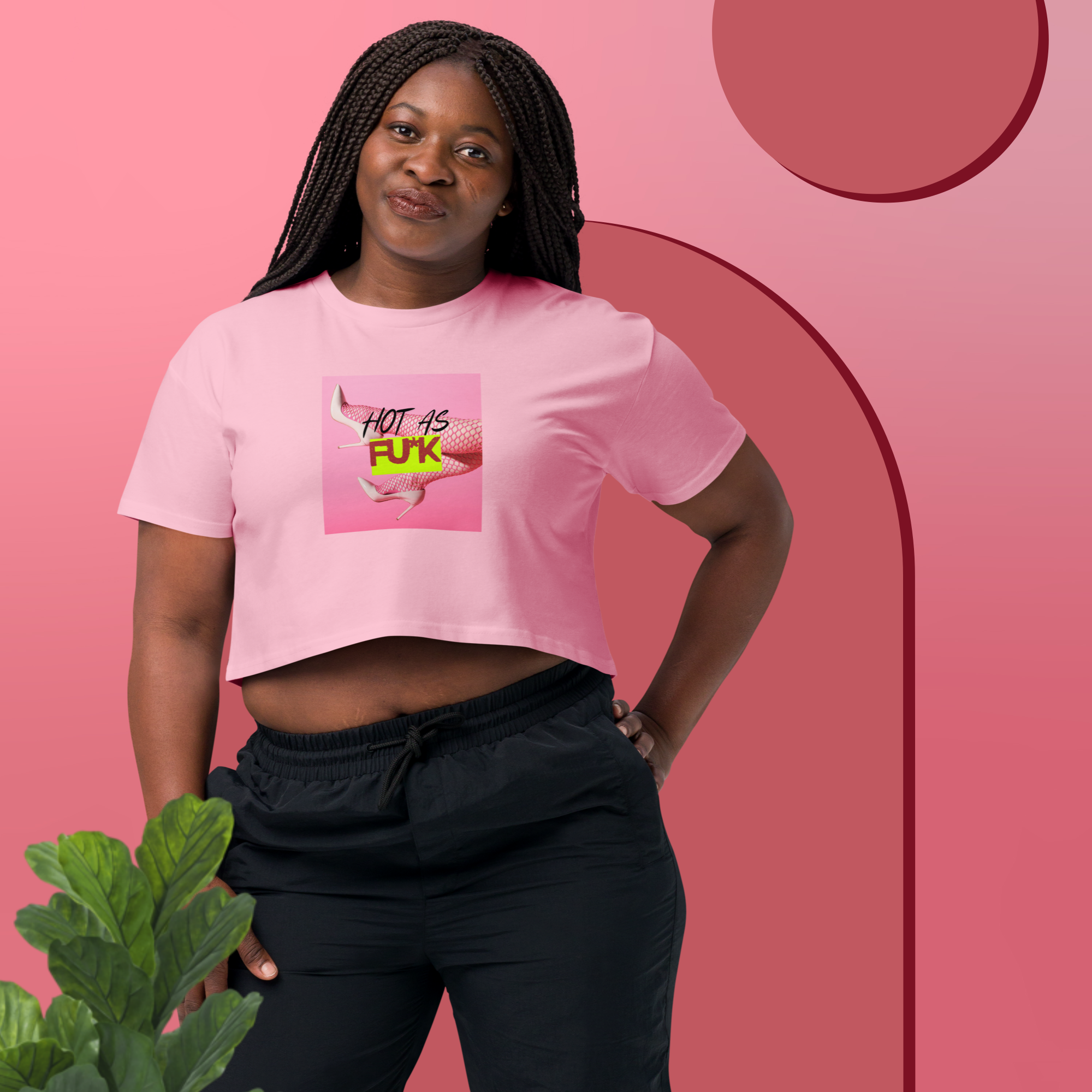 Hot as Fu*k - crop top