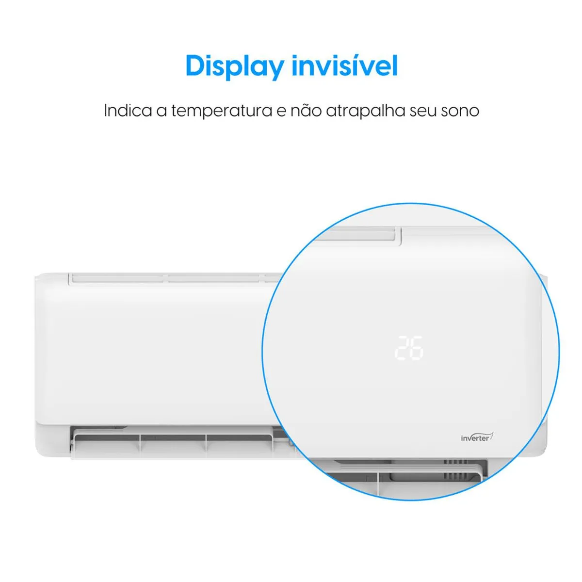 Ar-Condicionado Split HW Elgin Eco Inverter II Wi-Fi 9.000 BTUs R-32 Quente/Frio 220V