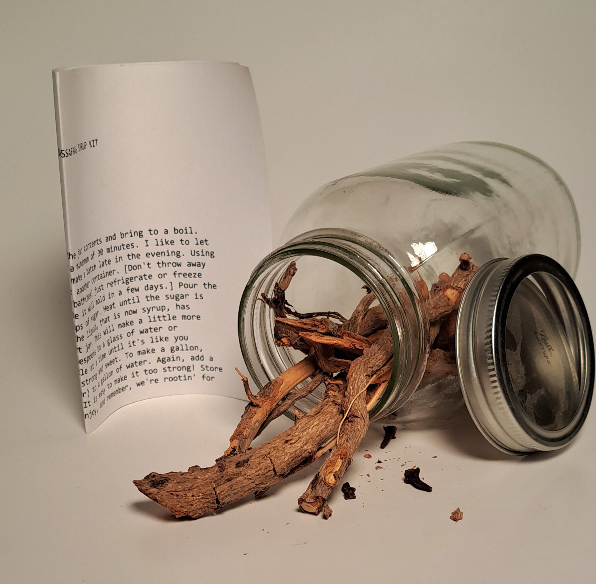 Sassafras Root Syrup Kit