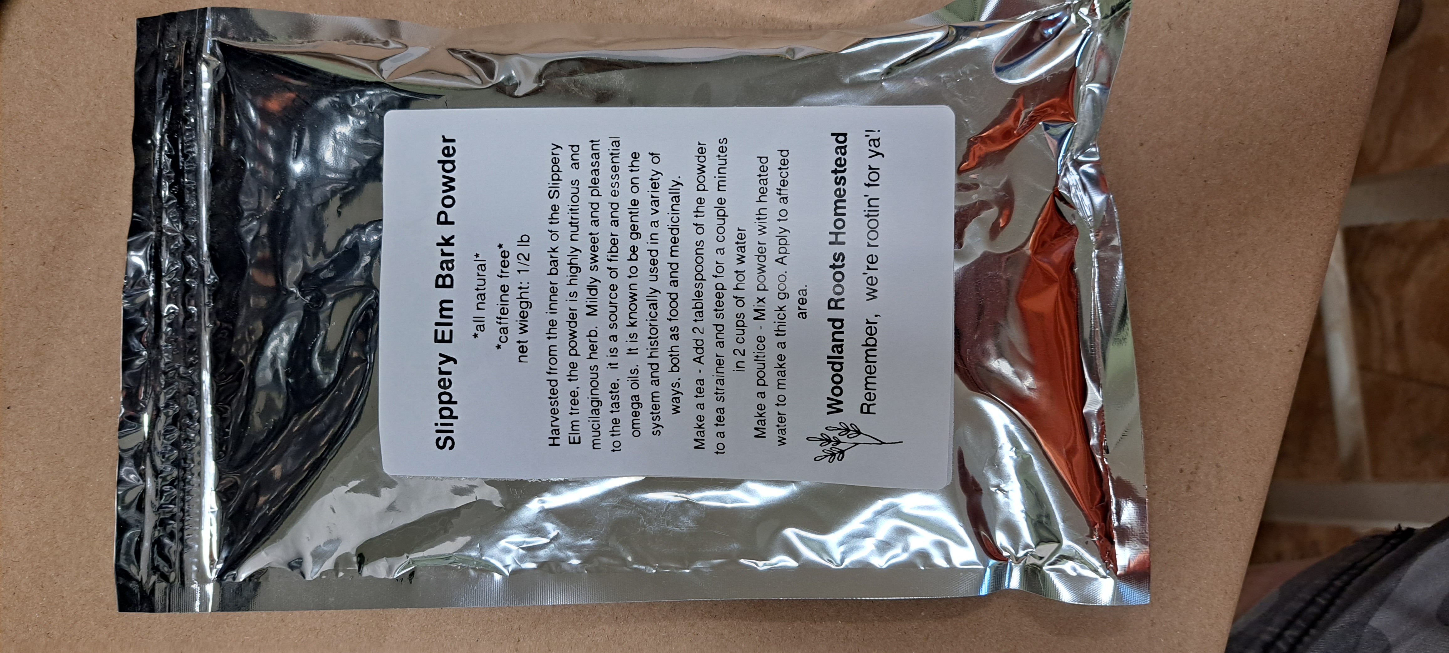 Slippery Elm Bark Powder