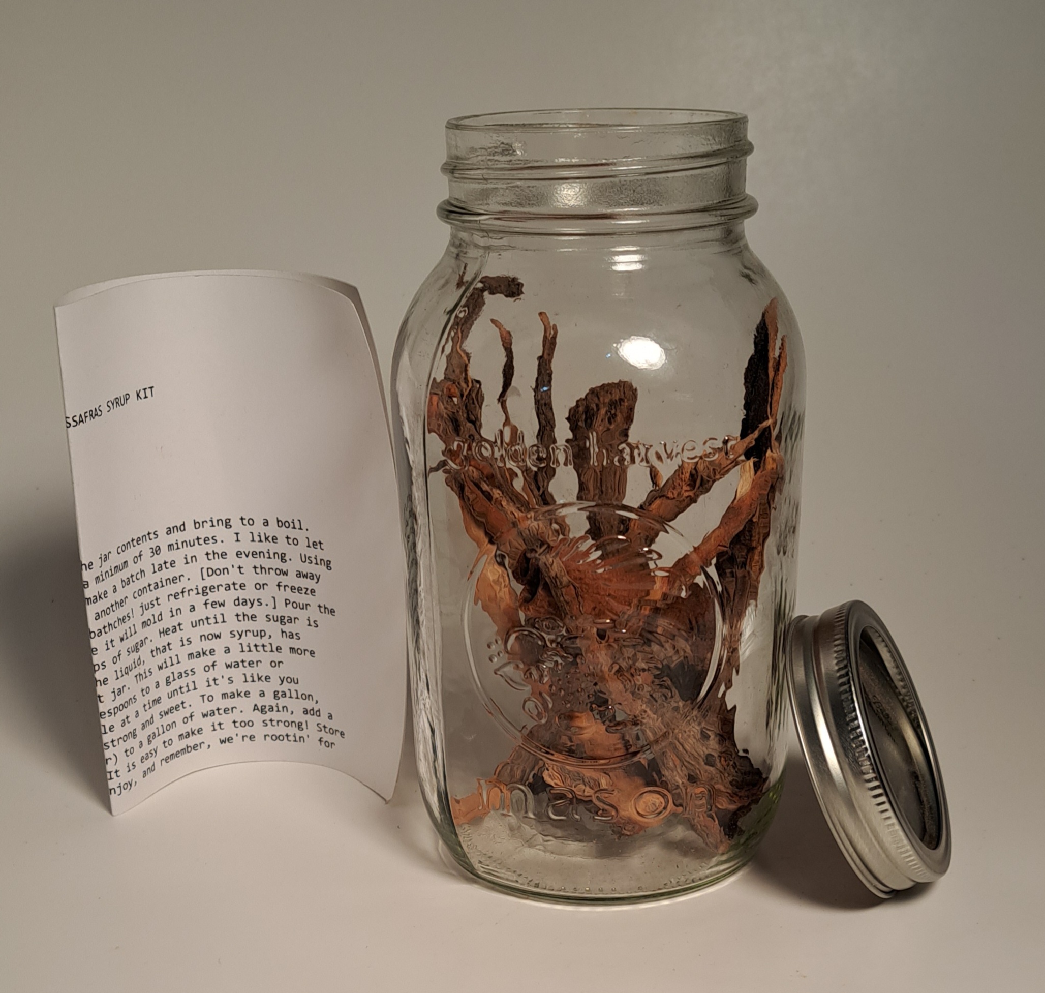 Sassafras Root Syrup Kit