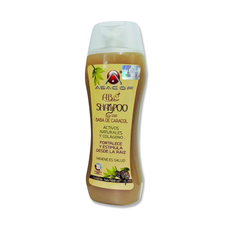 Shampoo ABC con baba de caracol