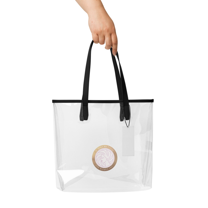 Clear tote bag
