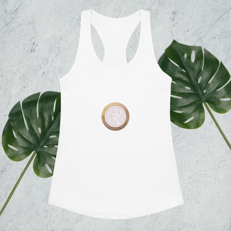 Women’s fitted racerback tank top