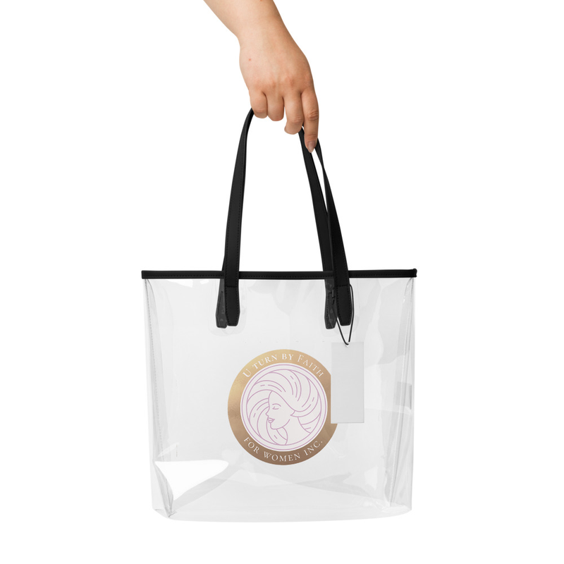 Clear tote bag