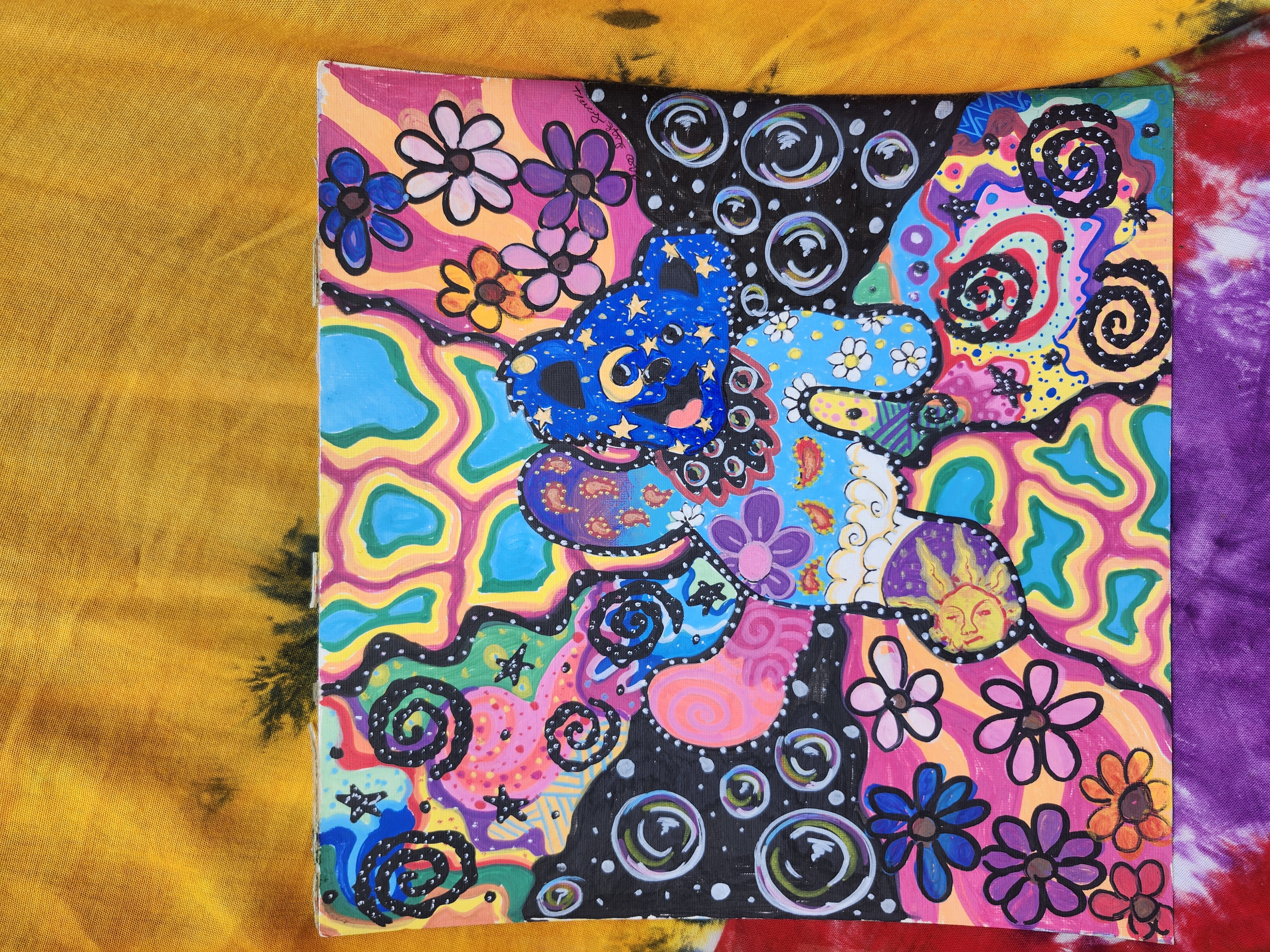 Psychedelic Bear Art  PRINTS