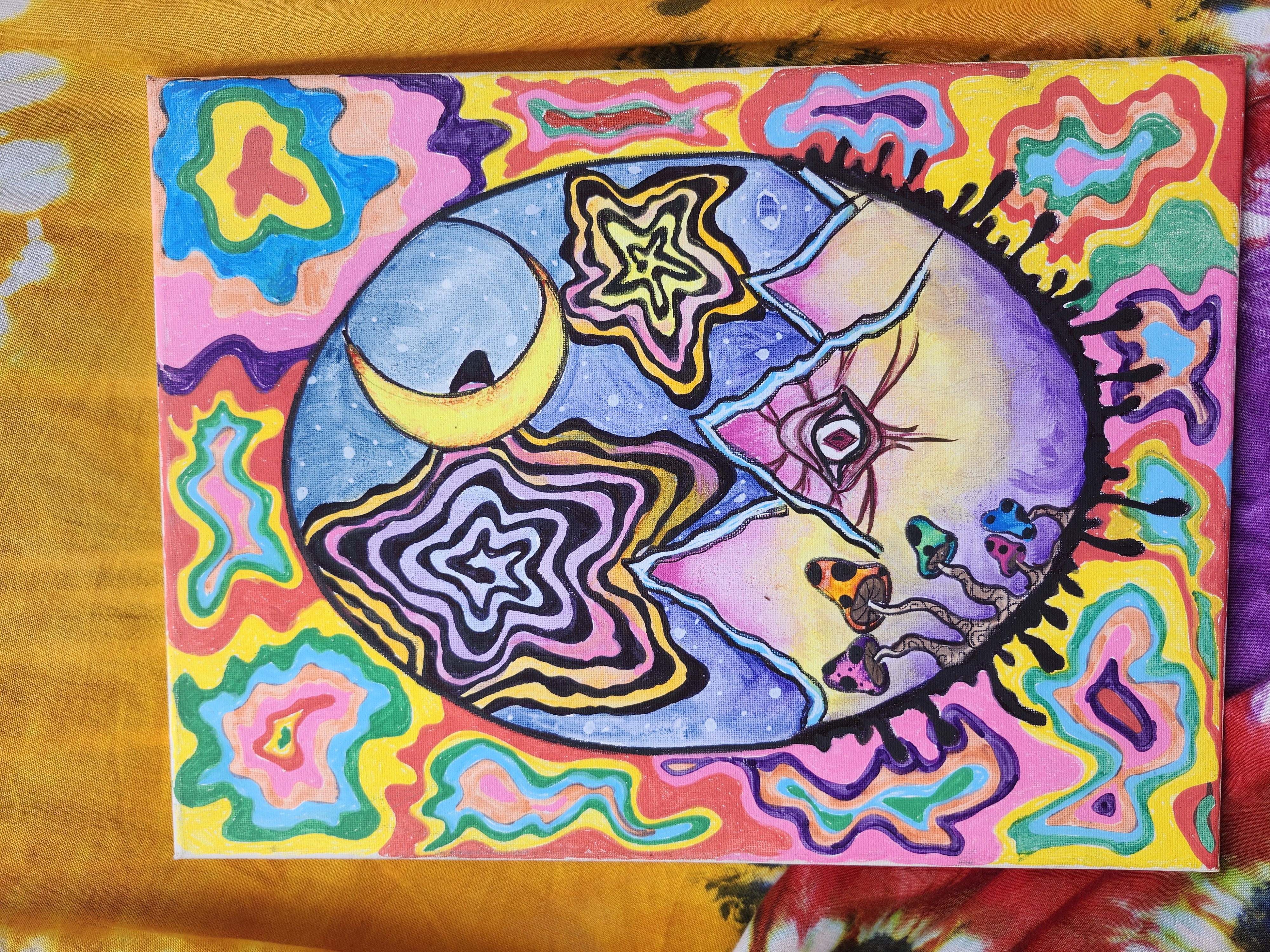 Psychedelic Abstract PRINT