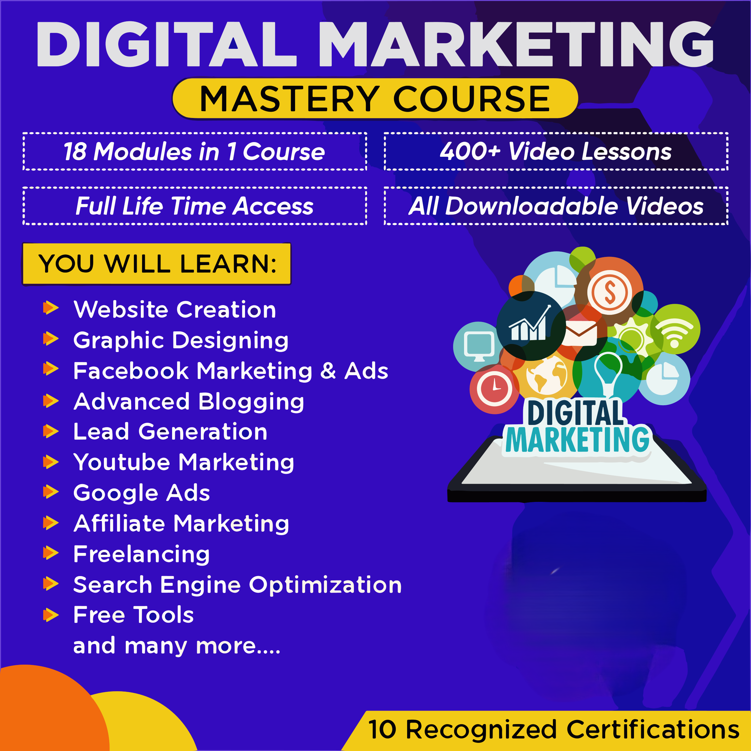 ⚡ Master Digital Marketing Course |  Grow Your Business