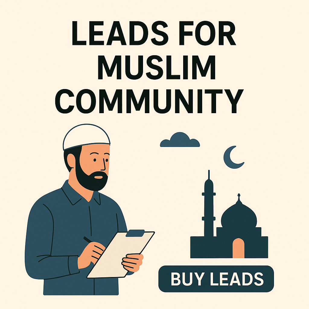 Muslim Business Customers Leads
