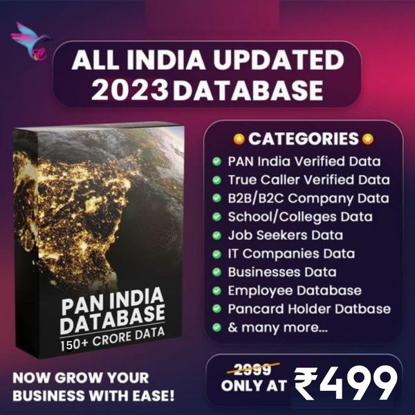 Indian Users Database 80 Crore