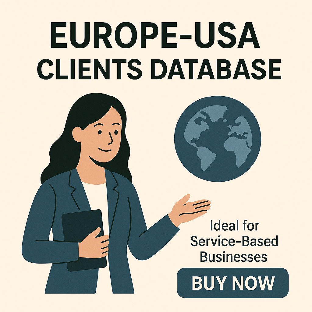 USA & Europe Premium Verified Business Owners Database