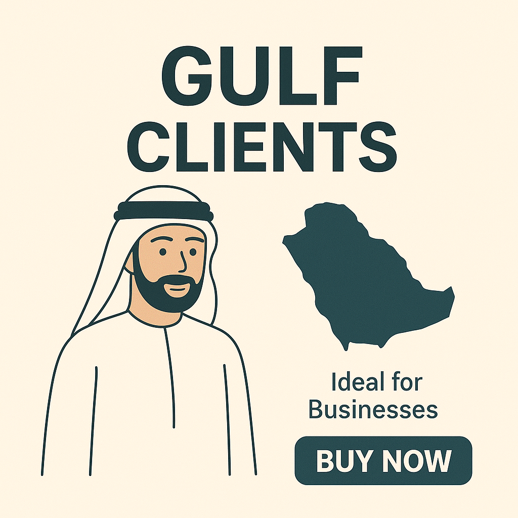 Gulf Users Premium  Database (Dubai | UAE | Saudi Arabia | Bahrain)