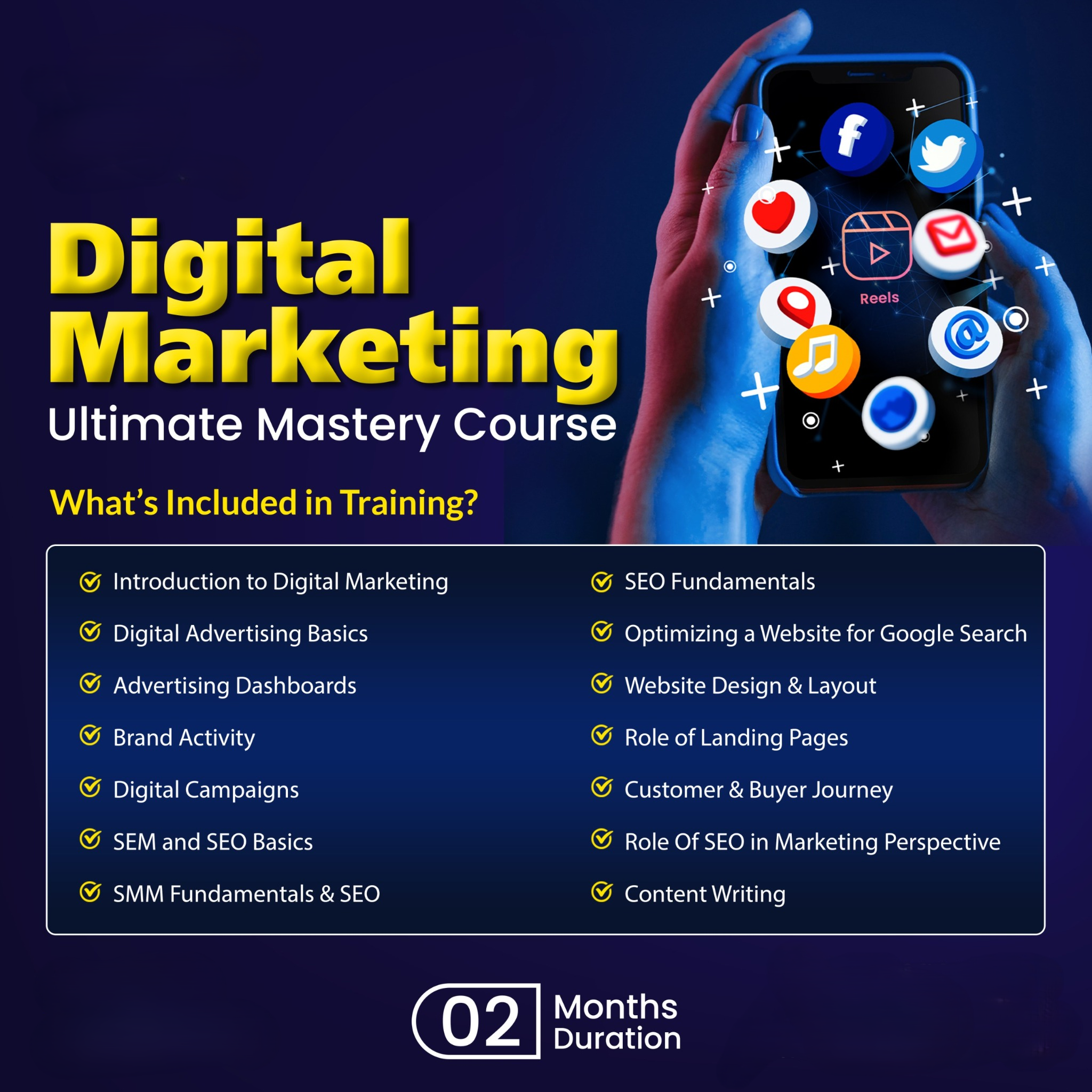 ⚡ Master Digital Marketing Course |  Grow Your Business