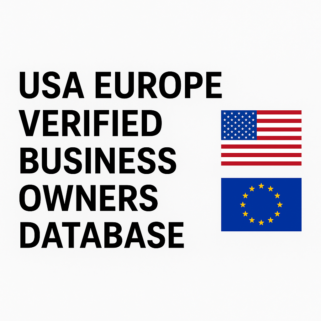 USA & Europe Normal Mix Business Owners Database