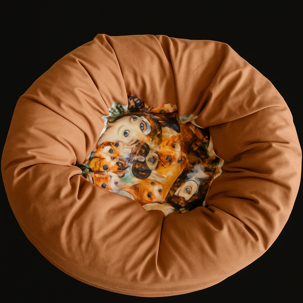 Cozy Pet Bed in Brown