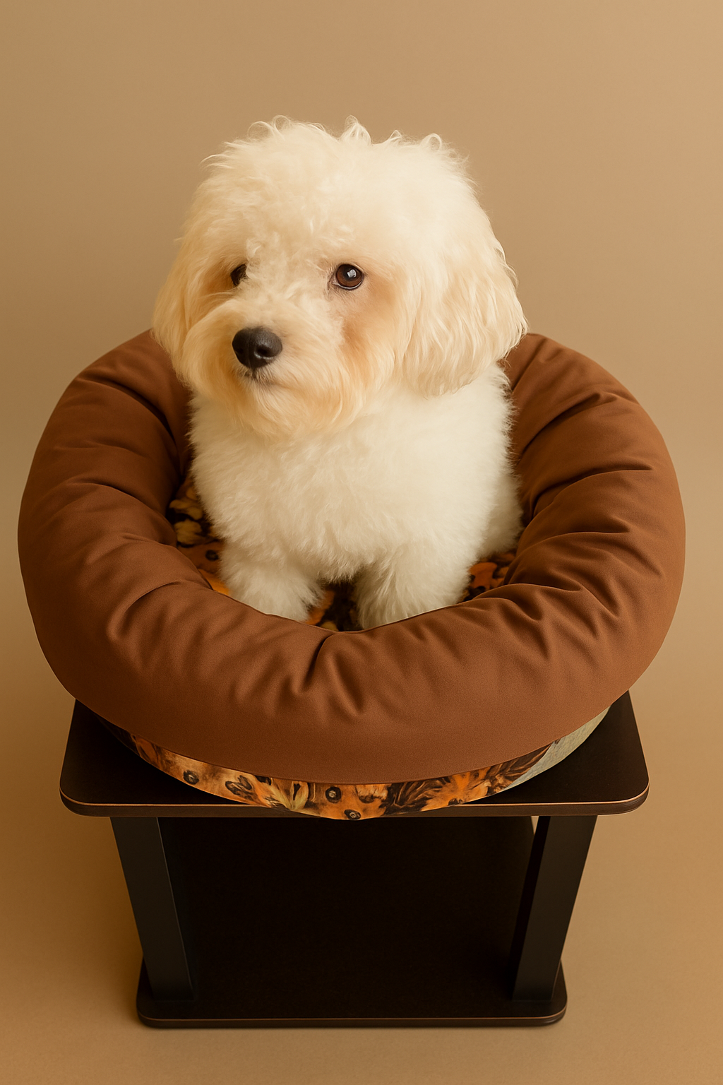 Cozy Pet Bed in Brown