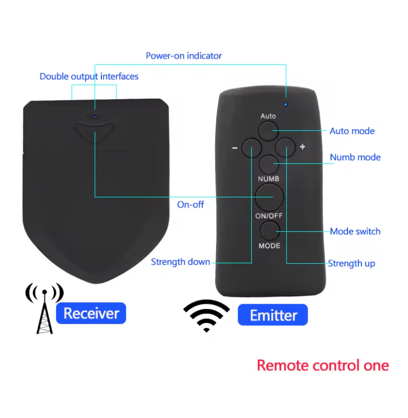 Electrocution of the penis and testicles