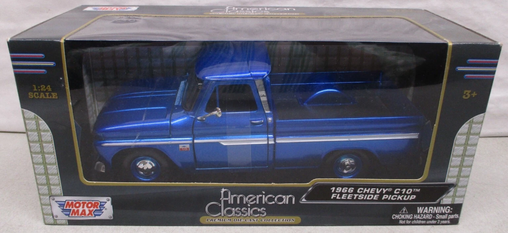 Diecast 1966 Chevy C10 Fleetside Pickup Truck Welly 1/24 New