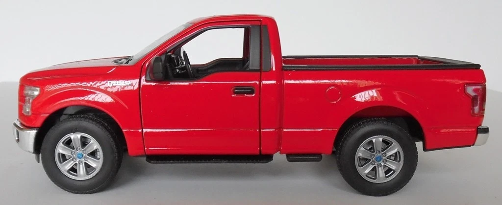 Red Diecast 2015 Ford F-150 Regular Cab 1/24 Welly New