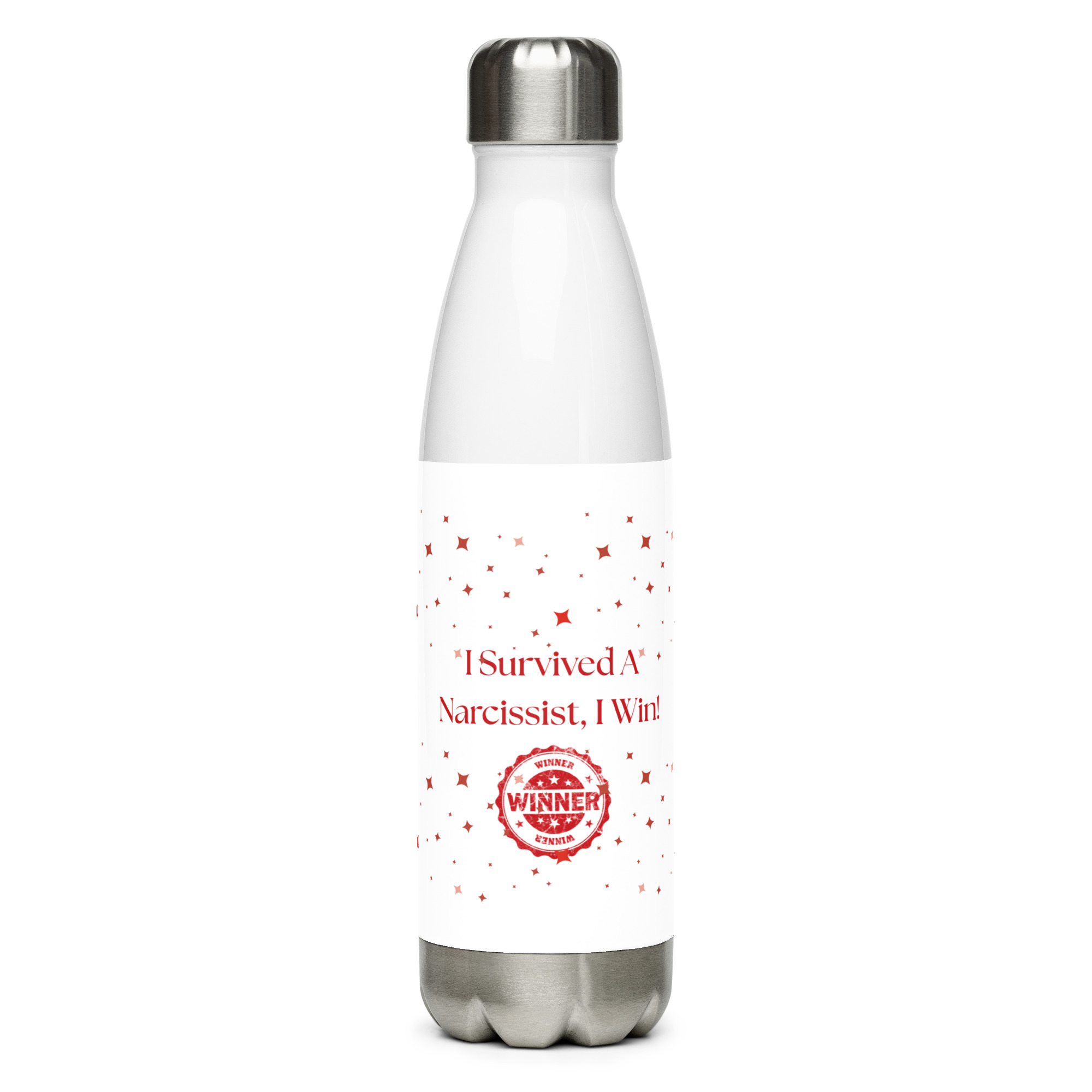 Insulated Water Bottle - "I Survived A Narcissist."