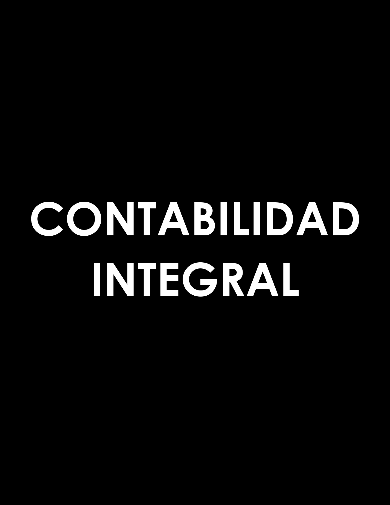 Contabilidad Integral