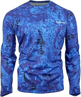 Blue Camo Long Sleeve Shirt