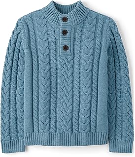 Cable Knit Blue Sweater