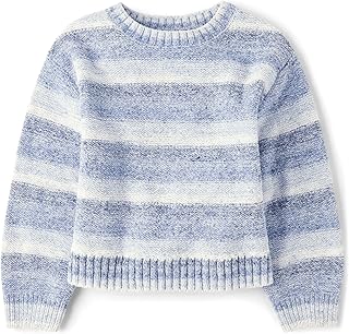 Blue and White Striped Sweater