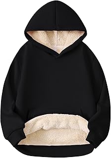 Black Fleece Lined Hoodie