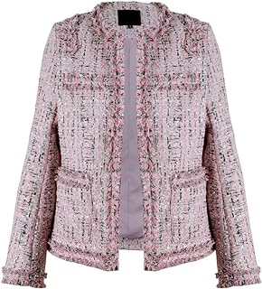 Women's Pink Tweed Blazer