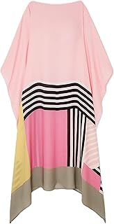 Geometric Print Kaftan Dress