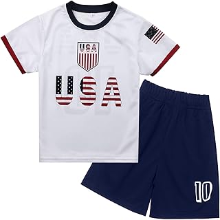 USA Kids Soccer Jersey Set