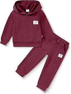 Burgundy Kids' Hoodie and Jogger Set