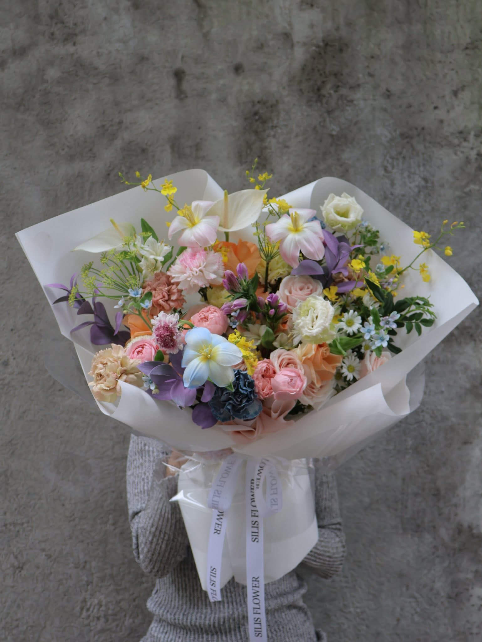 Bó Hoa Pastel Đa Sắc – Tươi Mới & Rực Rỡ Trang Nhã