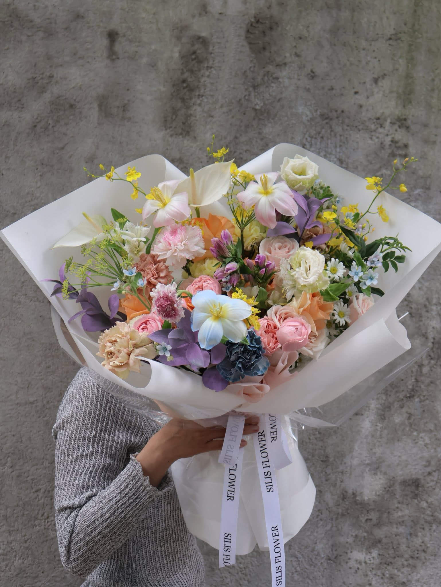 Bó Hoa Pastel Đa Sắc – Tươi Mới & Rực Rỡ Trang Nhã