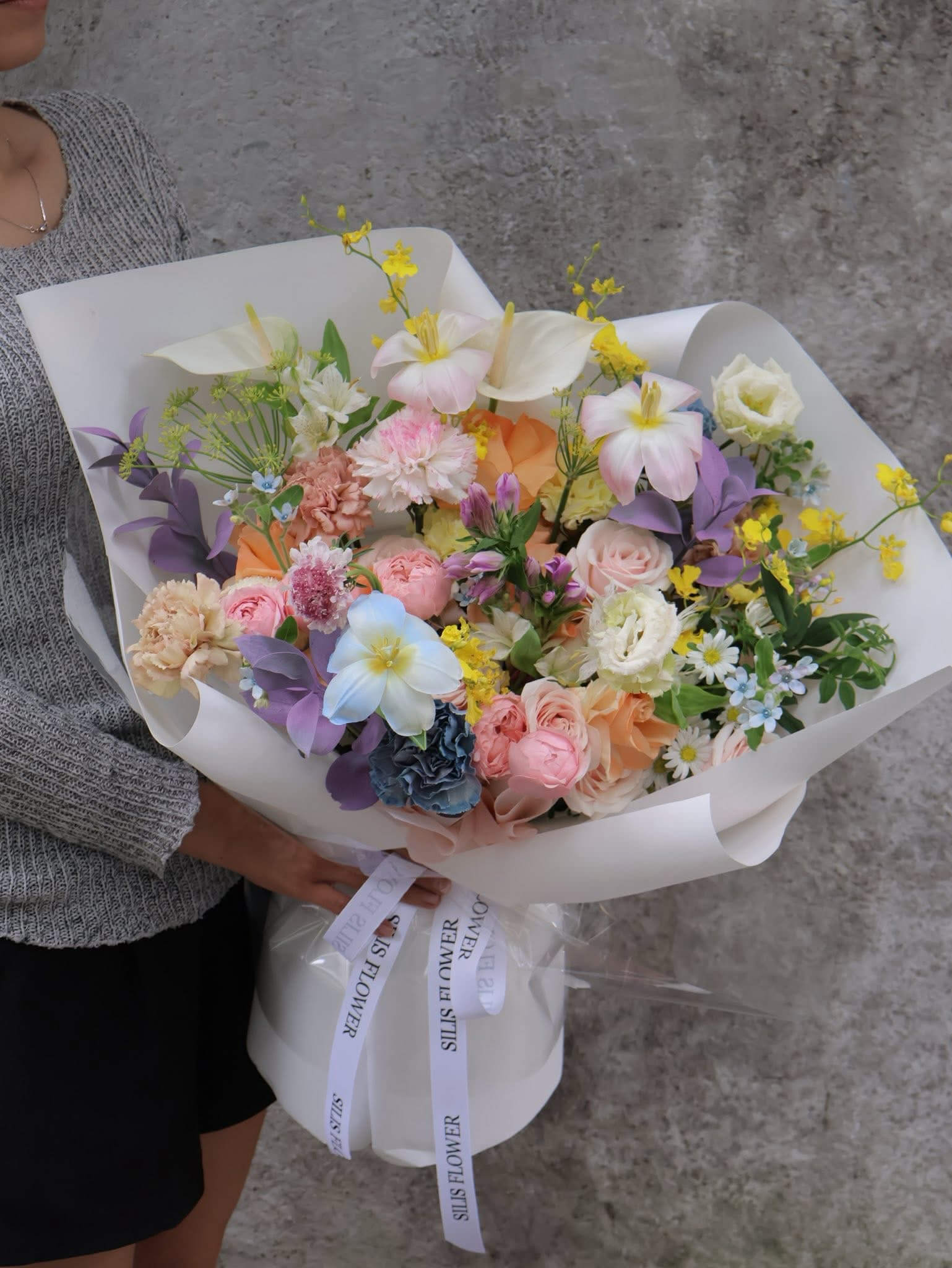 Bó Hoa Pastel Đa Sắc – Tươi Mới & Rực Rỡ Trang Nhã