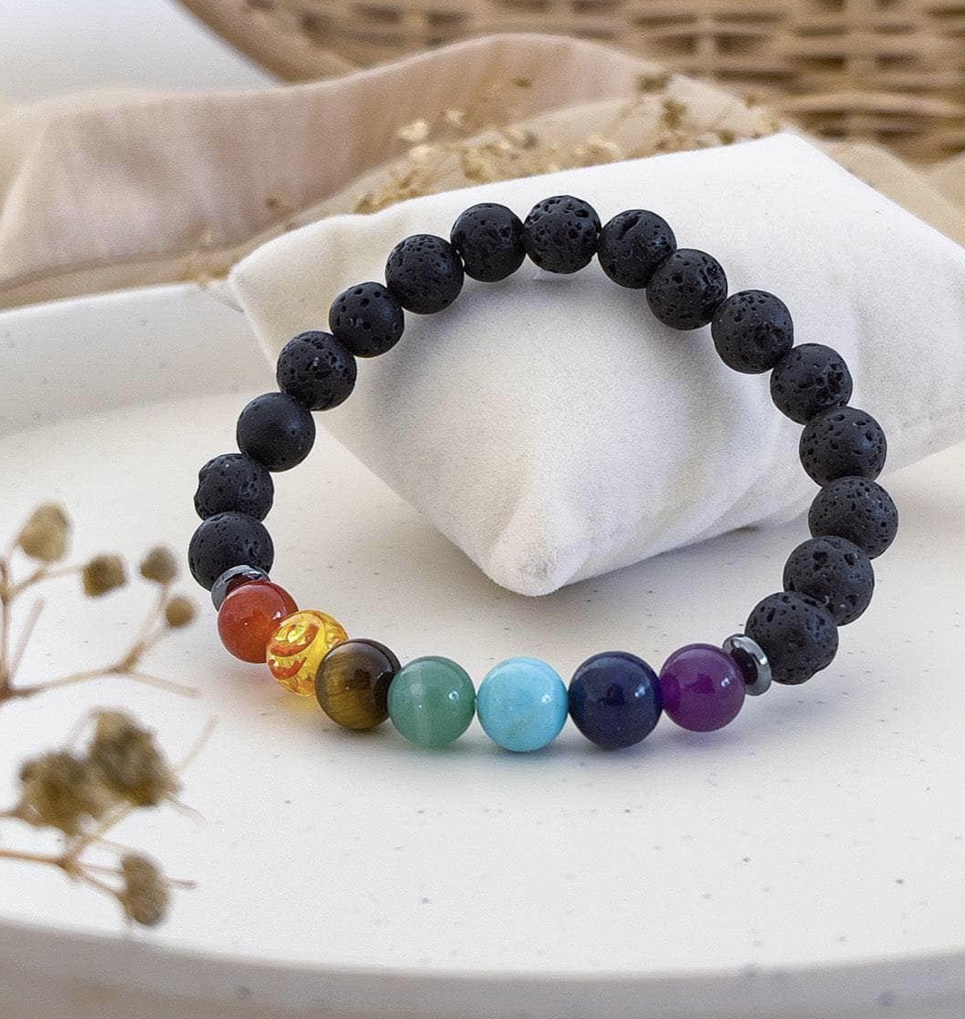 7 chakra Crystal Bracelet 
