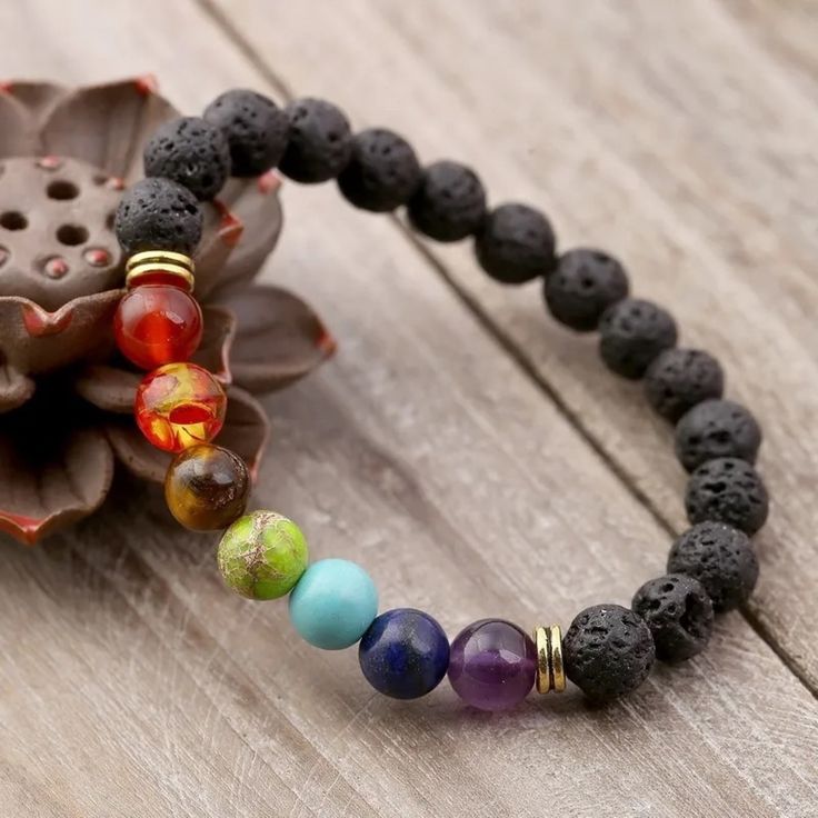 7 chakra Crystal Bracelet 