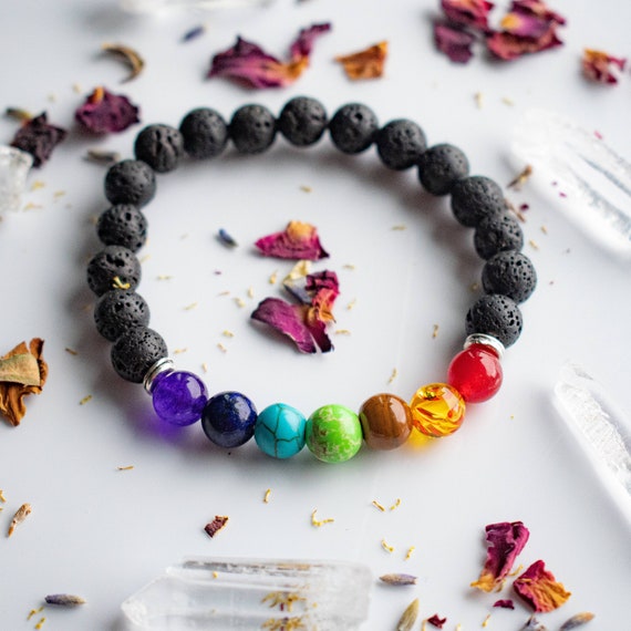 7 chakra Crystal Bracelet 