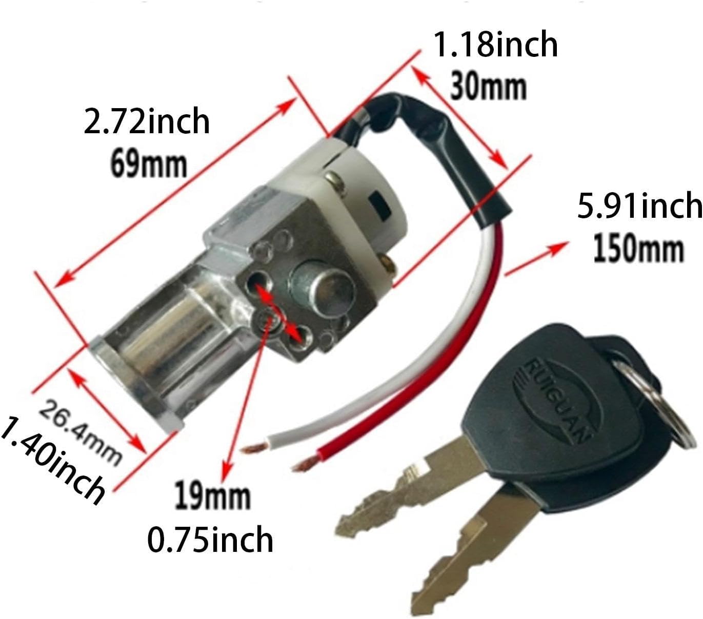  Ignition switch for Ebike