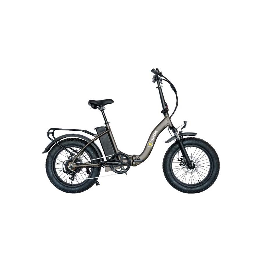 Shok  Pulsar -  Folding Fat Tire Step Through Ebike 