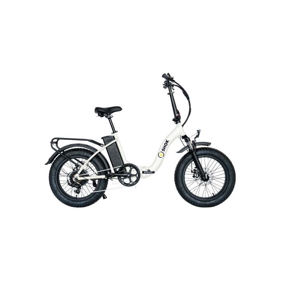 Shok  Pulsar -  Folding Fat Tire Step Through Ebike 