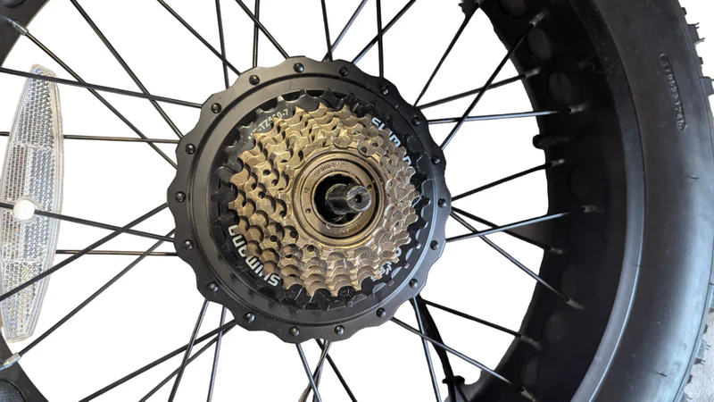 Rear Tire and Motor Assembly for the Max S Deluxe 48v 500w