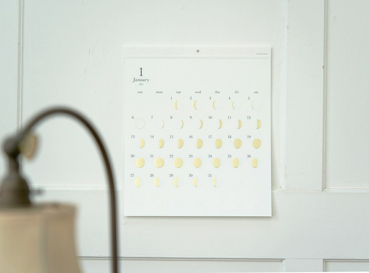 Moon Calendar GOLD 2026